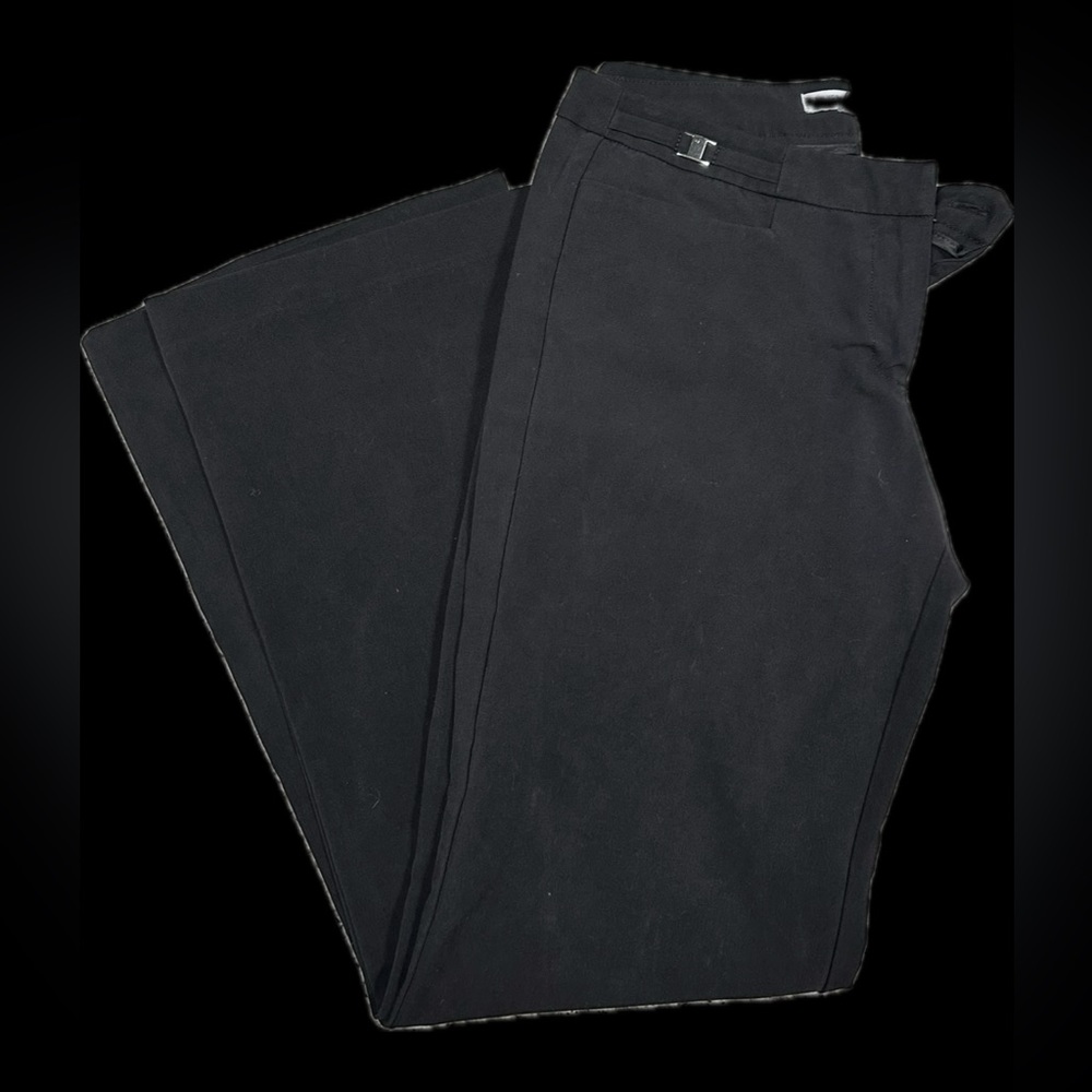 New York and Company Low Waisted Black Slacks
